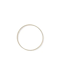 65mm (2.5") 4.7mm Width Solid Round Bangle in 10kt Yellow Gold