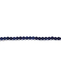 Bracelet de perles en sodalite bleue avec argent sterling