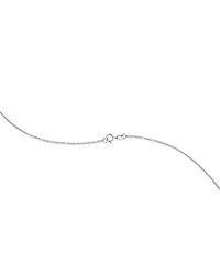 Necklace with Rose Amethyst in Sterling Silver & 10kt Rose Gold