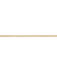 50cm (20") 2.95mm Width Semi Solid Diamond Cut Curb Chain in 10kt Yellow Gold