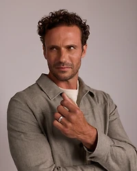 Men's Ring with 0.15 Carat TW of Diamonds in 10kt White Gold