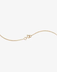"L" Initial Necklace with 0.10 Carat TW of Diamonds in 10kt Yellow Gold