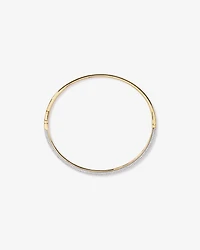 Bracelet à charnière Pavé en Vermeil 18 nœuds