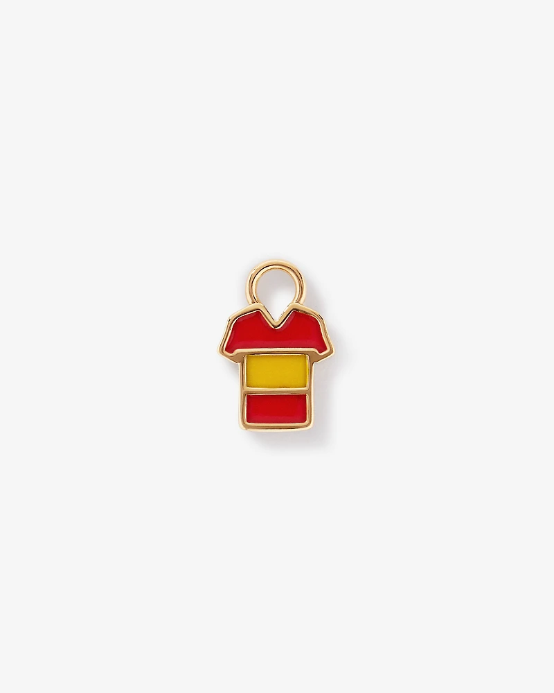 Spain Jersey Earring Charm in 18Kt Vermeil