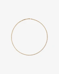 50cm (20") Semi Solid Curb Chain in 10kt Yellow Gold