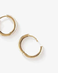 11mm Hoop Earrings in 10kt Yellow, White & Rose Gold
