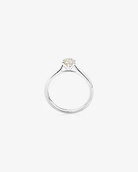 Solitaire Engagement Ring With a 1/2 Carat TW Diamond in 14kt White Gold