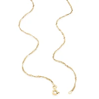 45cm (18") 1.65mm Width Singapore Chain in 10kt Yellow Gold