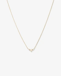 Australian Opal with Diamond Accents Necklace in 10kt Yellow Gold