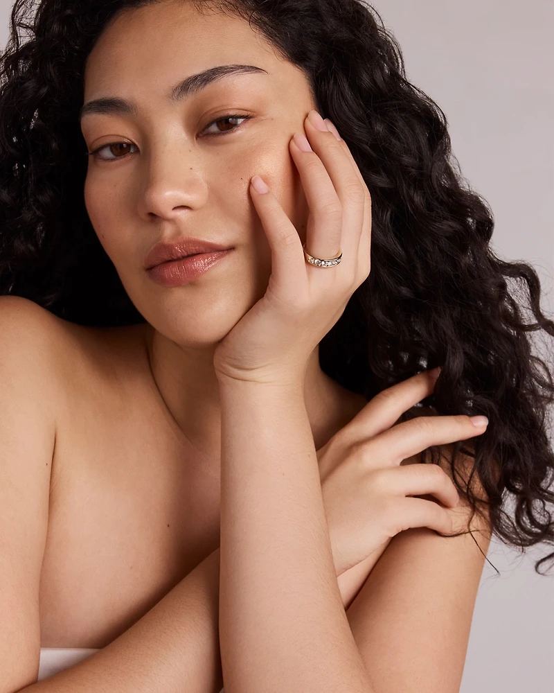 1.50 Carat TW Channel Set Round Brilliant Lab-Grown Diamond Wedding Ring in 14kt Yellow Gold