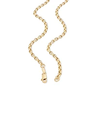 Chaîne belcher ovale de 55 cm en or jaune 10 K