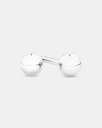 Boutons d'oreilles ronds en or jaune 10 K de 3 mm