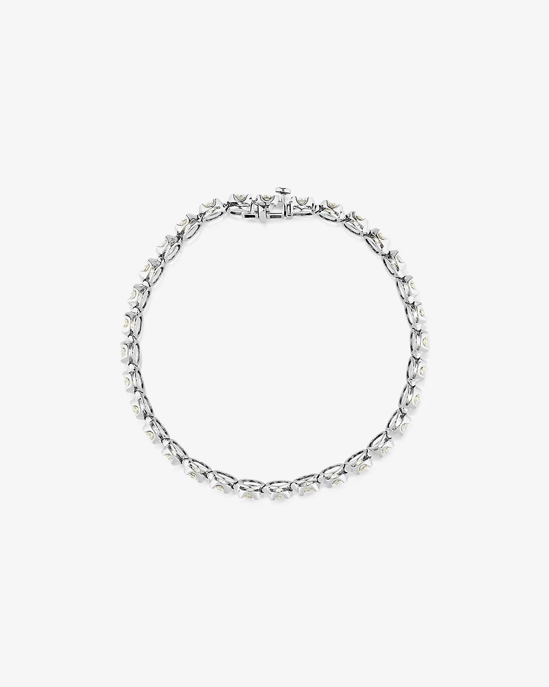 6.00 Carat TW Diamond Tennis Bracelet in 14kt White Gold
