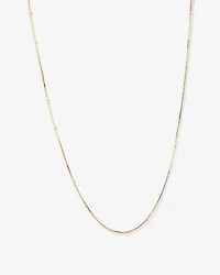 Collier à maillons serpent et à perles en or jaune 10 carats