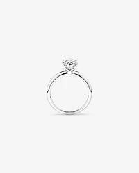 2 Carat TW Oval Laboratory-Grown Diamond Solitaire Engagement Ring 14kt White Gold