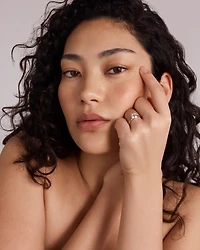 Bague de fiançailles solitaire en or jaune et blanc 14 carats, diamant rond brillant 2,00 cultivé laboratoire