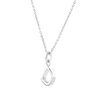 "D" Initial Pendant in Sterling Silver