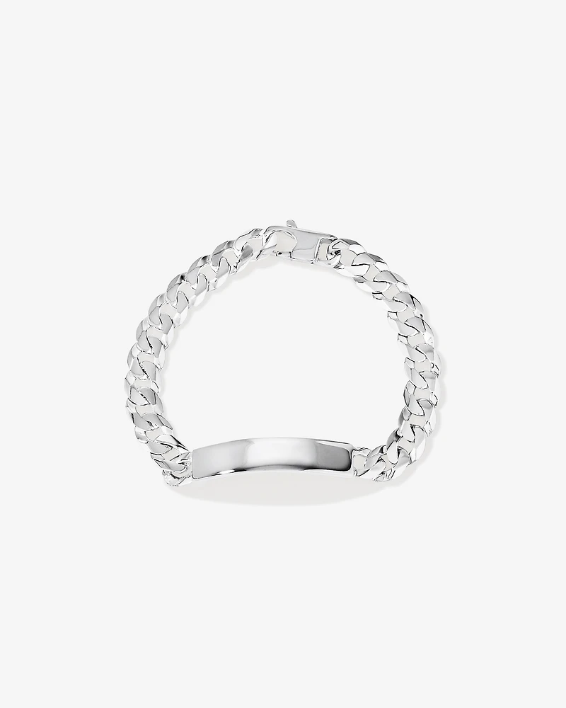 21cm (8.5") Identity Bracelet in Sterling Silver