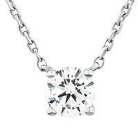 0.60 Carat TW Laboratory-Grown Diamond Stud Earrings & Pendant Set 10kt White Gold