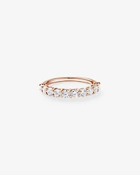 1.00 Carat TW Round Brilliant Laboratory-Grown Diamond Wedding Band 14kt Rose Gold