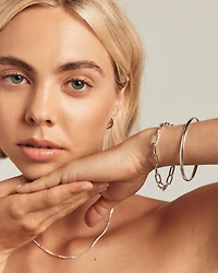 3.7mm Solid Round Bangle in Sterling Silver