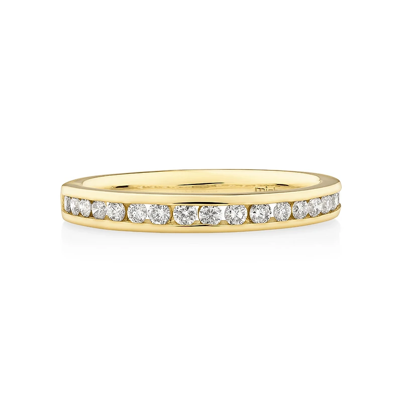 Wedding Band with 0.34 Carat TW of Diamonds in 14kt Gold