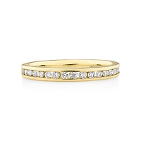 Wedding Band with 0.34 Carat TW of Diamonds in 14kt Gold