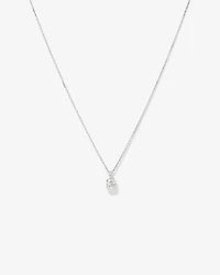 0.50 Carat TW Flawless Diamond Solitaire Pendant in 18kt White Gold