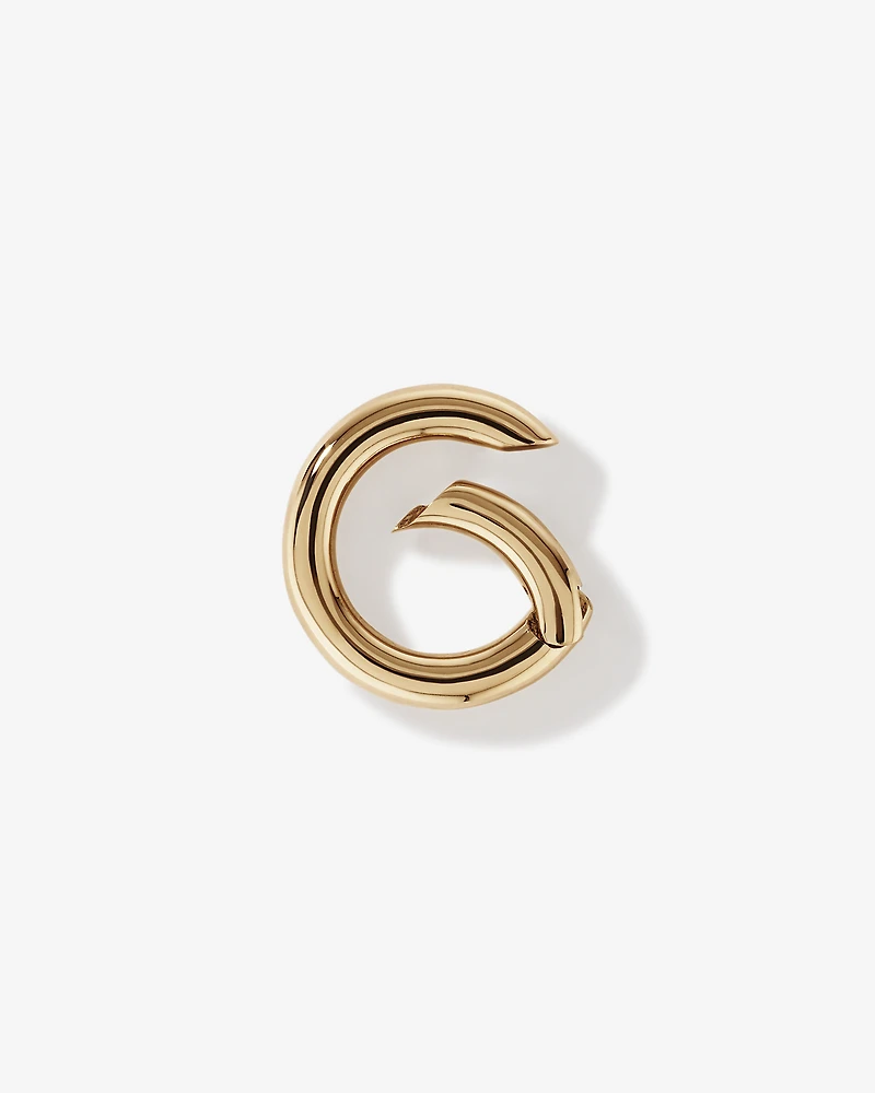 Polished Circle Pendant Connector in 10k Yellow Gold