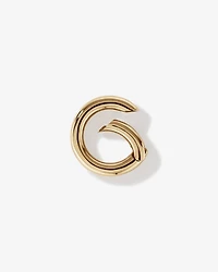 Polished Circle Pendant Connector in 10k Yellow Gold