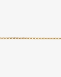 55cm (22") 4mm-4.5mm Width Curb Chain in 10kt Yellow Gold