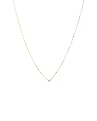 Necklace With 0.08 Carat TW Diamonds in 10kt Yellow Gold