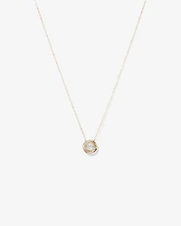 Lume Lab Swirl Pendant with 0.60 Carat TW of Laboratory-Grown Diamonds in 10kt Yellow Gold