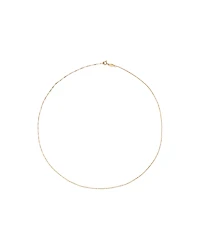 50cm (20") 1mm Width Singapore Chain in 10kt Yellow Gold