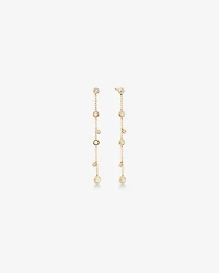 Drop Earrings with Opal & 0.15 Carat TW of Diamonds in 10kt Yellow Gold