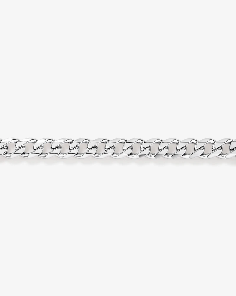 14.8mm Curb Bracelet in Sterling Silver