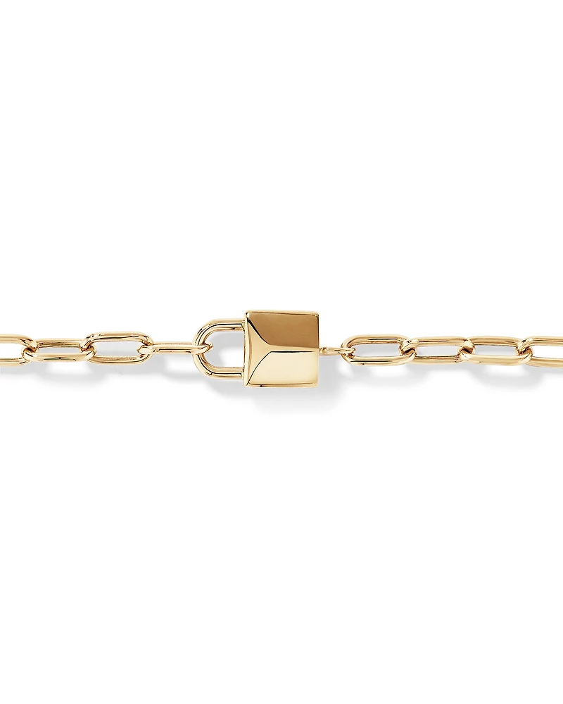 Bracelet Signature Lock en or jaune 10 carats