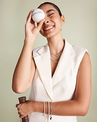 Collier de tennis en diamants cultivés laboratoire TW 4,00 carats serti or blanc 10