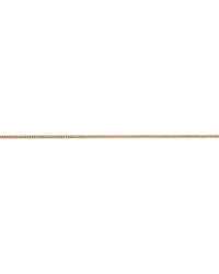 19cm (17") 1.44mm Width Solid Diamond Cut Curb Bracelet in 10kt Yellow Gold