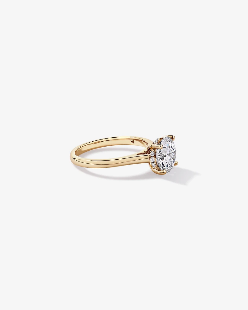 2.32TW Round Brilliant Laboratory-Grown Diamond Solitaire Ring 14kt Yellow Gold
