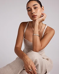 42.5cm Hollow Oval Paperclip Chain in 10kt Yellow Gold