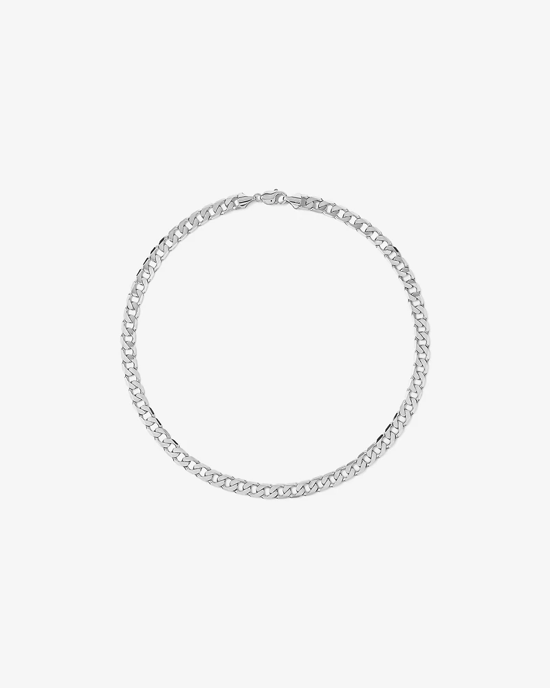 55cm (9") 8.87mm Flat Beveled Curb Chain in 10kt Gold