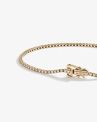 Bracelet de Tennis de 0,82 Carat TW en Diamant en Or Jaune 10kt