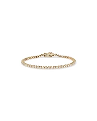 Bracelet de tennis en diamant TW cultivé en laboratoire 1,80 carat en or jaune 10 carats