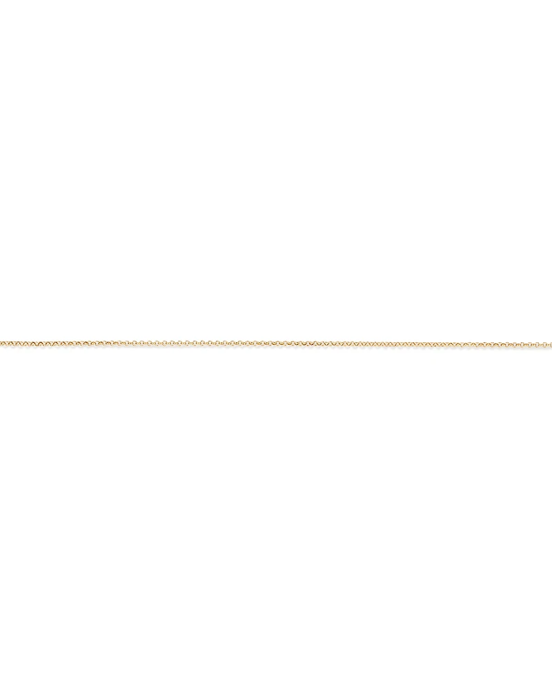 26cm (10.2") 1.7mm Width Belcher Chain Anklet in 10kt Yellow Gold
