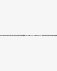 60cm (24") Oxidised Curb Chain in Sterling Silver