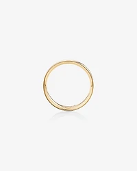 6mm Reverse Bevelled Wedding Band in 10kt Yellow Gold