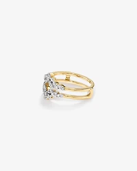 Enhancer Ring with 0.33 Carat TW of Diamonds in 14kt Yellow Gold