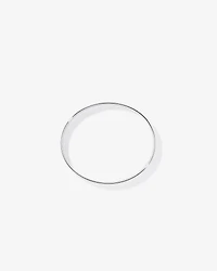 65mm (2.56") 8mm Width Solid Oval Bangle in Sterling Silver