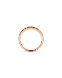 1.00 Carat TW Round Brilliant Channel Set Wedding Band 10kt Rose Gold